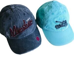 Life is Good & Munchen Women's Unisex Snapback Hats Lot of 02